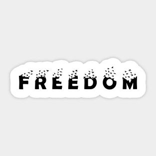 Freedom Sticker